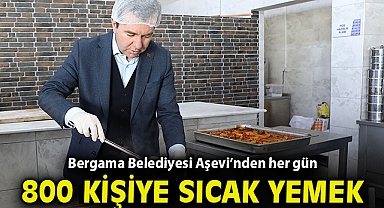 Bergama Belediyesi Aşevi'nden her gün 800 kişiye sıcak yemek