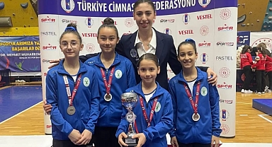 Bornovalı cimnastikçiler Türkiye Şampiyonu