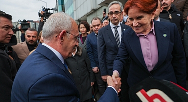 CHP Genel Başkanı Kılıçdaroğlu İYİ Parti İstanbul İl Başkanlığını ziyaret etti