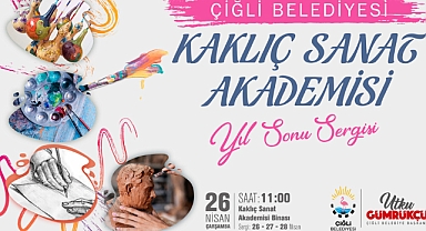 Çiğlili Kursiyerlerden Yıl Sonu Sergisi