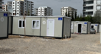 İzmir Büyükşehir Belediyesi’nin Adıyaman’da kurduğu konteyner kent hizmete girdi