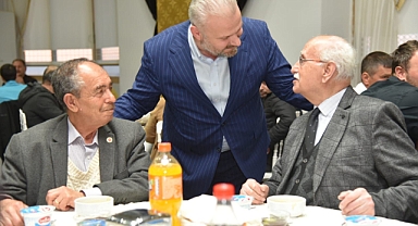 Menemen'de şehit yakınları ve gaziler iftar yemeğinde buluştu