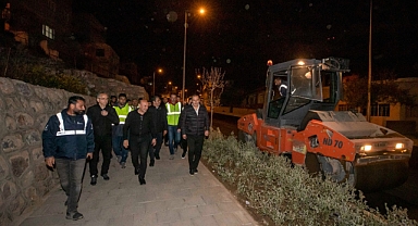 Soyer tamamlanan Gürçeşme Caddesi'ni inceledi