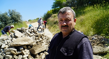 Halk ve belediye el ele verdi: üreticiler imeceyle yollarına kavuştu