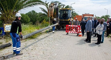 Karaburun'daki 2 bin 300 konutluk site İZSU abonesi oluyor