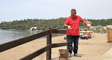 Menderes plajlarında tadilat zamanı