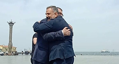 Saldırı sonrası iki il başkanından 'dostluk' pozu!