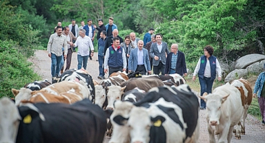 Bergama’da yayla yolculuğu başladı