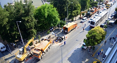 İZSU ekipleri bayramda da görev başında