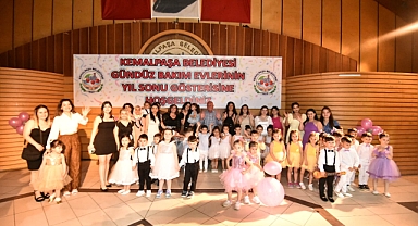 Kemalpaşalı miniklerin yıl sonu heyecanı