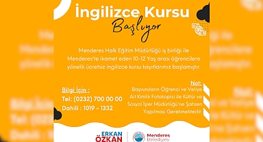 Menderes’te ‘’Do You Speak English’’ zamanı