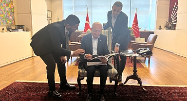 Başkan Gürbüz CHP Genel Merkezini ziyaret etti