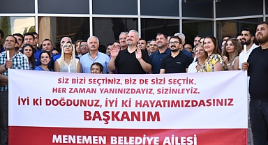 Başkan Pehlivan'a sürpriz kutlama