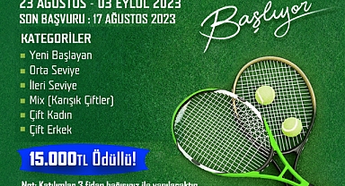 Bergama Tenis Kulübü Zafer Kupası başlıyor