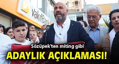 CHP Karabağlar'da Sözüpek'ten miting gibi adaylık açıklaması!