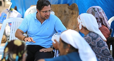 CHP'li Deniz Yücel Akbelen'de: Mücadelemiz bu topraklar zindana dönüşmesin diye