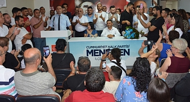 CHP Menemen'de Sadık Tanrıverdi'den adaylık açıklaması