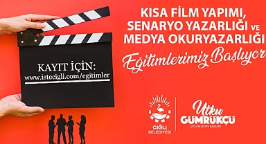 Çiğli'de Medya ve Sinema Eğitimlerinin kayıtları başladı