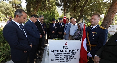 Menderes'te 30 Ağustos'ta şehitler unutulmadı