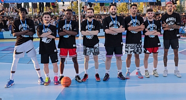 Sokak basketbolunun kalbi Karşıyaka'da attı