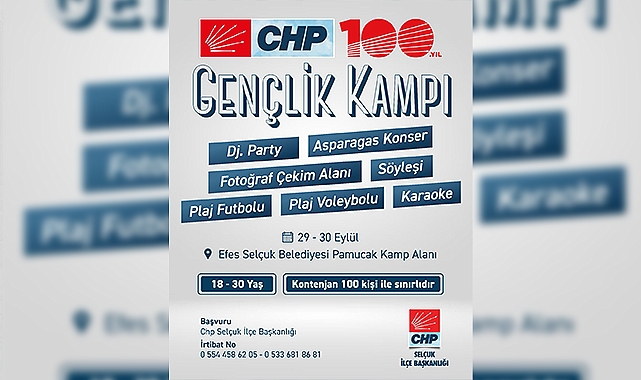 Efes Selçuklu gençler Pamucak'ta kamp yapacak