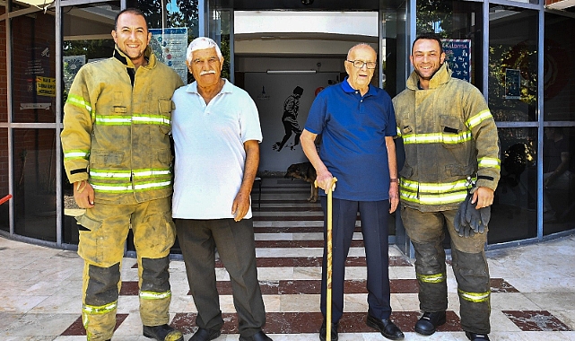 Emekli itfaiyeciler meslektaşlarıyla buluştu
