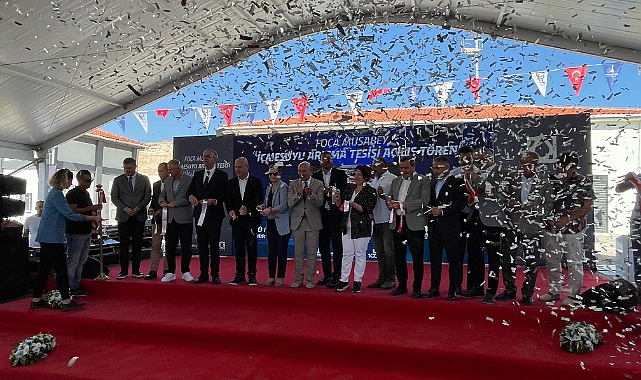 Foça'nın arıtma tesisi açıldı! Soyer: Tüm engellemelere rağmen…