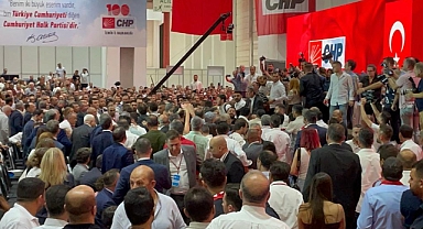 İl Kongresinde büyük kavga! Salon bir anda karıştı!