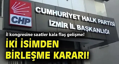 İl kongresine saatler kala flaş gelişme! İki isim birleşti!