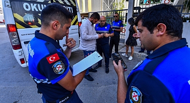 İzmir Büyükşehir Belediyesi'nden okul servislerine denetim