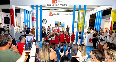 İzmir Fuarı'nda Bayraklı Belediyesi fark yarattı
