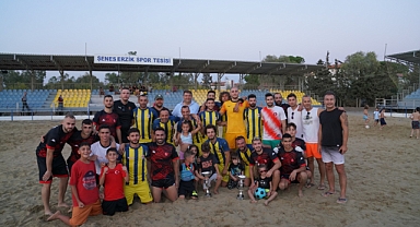 Plaj futbolunun şampiyonu Seferihisar Cittaslow