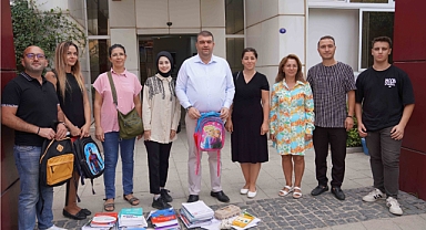 Seferihisar'da atıklarını getirdiler, kırtasiye malzemesi aldılar