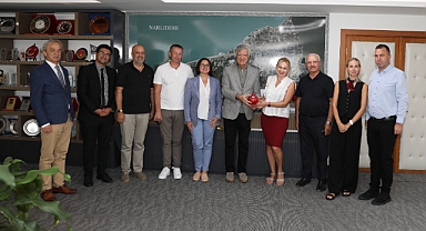 Ukrayna heyetinden Başkan Engin'e ziyaret