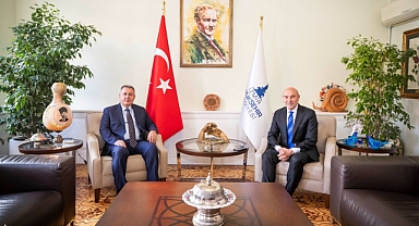 Vali Elban'dan Başkan Soyer'e iade-i ziyaret