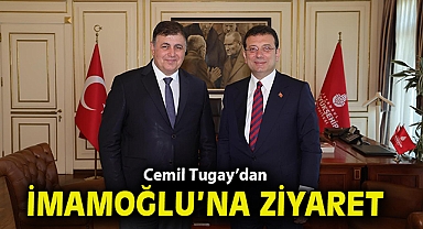 Cemil Tugay, İmamoğlu'nu ziyaret etti
