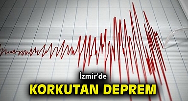 İzmir'de korkutan deprem
