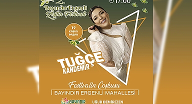 2.Bayındır Ergenli Zeytin Festivali 19 Kasım'da yapılıyor