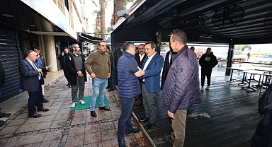 Batur'dan kordon esnafına afet desteği!