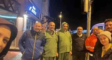 Filiz Başkan 05.45'te alandan seslendi: Tam kadro dışarıdayız, çalışmaya devam! 