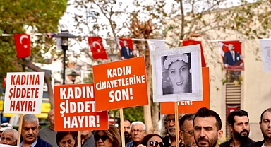 Kadın cinayetleri Seferihisar’da protesto edildi