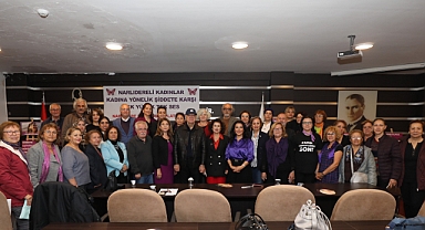 Narlıdere, kadına şiddete tek ses oldu