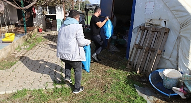 Başkan V. Özkan talimat verdi yakacak desteği başladı