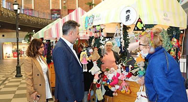 Bayraklılı üreten kadınlar el emeği ürünlerini görücüye çıkaracak