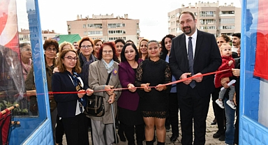 Çiğli’de kadınların işleteceği kafe hizmete girdi
