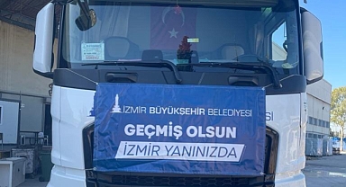  İzmir’den Hatay’a kırtasiye seti, bot ve mont desteği