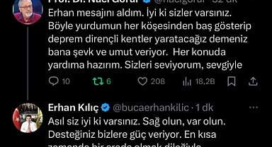 Prof. Görür'den Başkan Erhan Kılıç'a yanıt