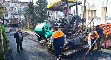 2023'te 20 bin tondan fazla asfalt serildi