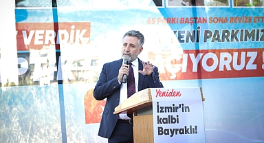 Bayraklı Belediyesi’nden bir park açılışı daha… Sandal: Adı Fethi Sekin olacak!