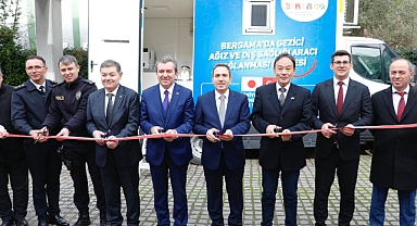 Bergama Gezici Ağız ve Diş Sağlığı Aracı hizmete alınıyor